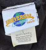Universal Orlando Women's Betty Boop Shady Lady Graphic Black Shirt Size Large