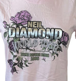 Tultex Women's Neil Diamond Home Before Dark 2008 Tour Pink Shirt Size Large