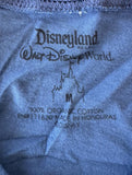 Disney Women's Mickey Mouse One World One Love One Mouse Blue Shirt Size Medium