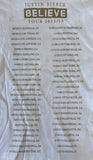 Delta Justin Bieber Believe Tour 2012/2013 White Shirt Size Youth Small