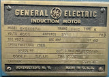 General Electric 5K841167A1 Induction Motor 3000 HP 1785 RPM 8411Z 4000V 3 Phase