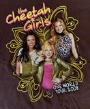 Kavio Girls The Cheetah Girls One World Tour 2008 Brown Shirt Size Medium