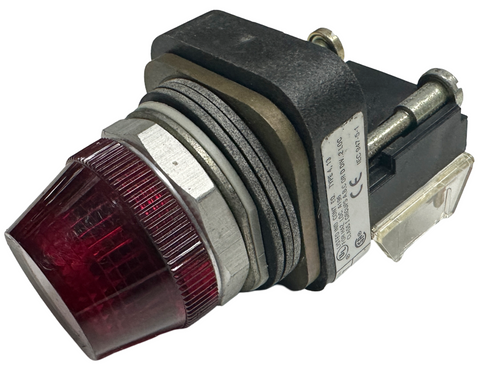 Allen-Bradley 800T-Q24 Illuminated Pilot Light Series T Red 24V AC/DC