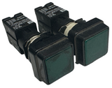 Lot of (2) Telemecanique DUF11 Pushbutton Switch Green 120-415V AC