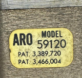 ARO 59120 Pneumatic Timing Element Valve 1/8" NPT w/ Mounting Plate