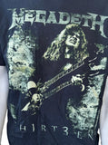 Gildan Men's Megadeth Dave Mustaine Thirteen Black Short Sleeve Shirt Size Large