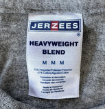 Jerzees Men's Quaker Steak And Lube Buffalo, NY Graphic Gray Shirt Size Medium