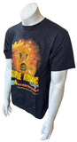 Anvil Men's Quaker Steak & Lube The Lube Triple Atomic Wings Black Shirt Size M