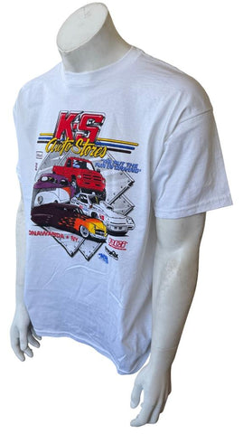 Fruit of The Loom Men's K-S Auto Stores Tonawanda NY White Shirt Size X-Large