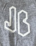 Tultex Men's Jonas Brothers JB Graphic Gray Short Sleeve Shirt Size Small
