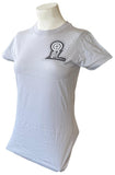 Anvil Women's Easy Partners LLC Graphic Gray Short Sleeve Shirt Size Medium