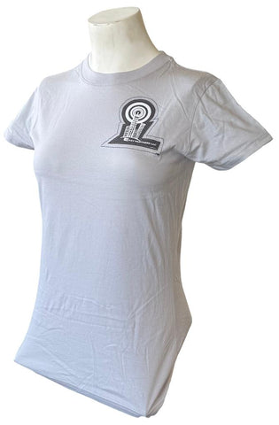 Anvil Women's Easy Partners LLC Graphic Gray Short Sleeve Shirt Size Medium