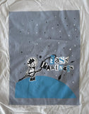 Anvil Women's Easy Partners LLC Graphic Gray Short Sleeve Shirt Size Medium