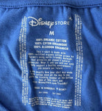 Disney Women's Pinocchio When You Wish Upon A Star Blue Shirt Size Medium
