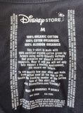 Disney Women's Minnie Mouse Bow Graphic Black Short Sleeve Shirt Size Medium