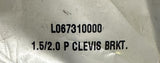 Parker Schrader Bellows L067310000 Clevis Bracket 1.5″/2″ Bore P Series