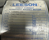 Leeson Electric C4D34FZ14A DC Permanent Magnet Motor 2 HP 24V 3600RPM 108862.00