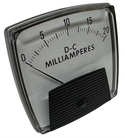 KJ Electric 250300HFHF DC Milliamperes Panel Meter 0-20 mA/DC