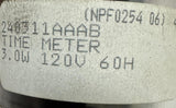 Yokogawa 240311AAAB Time Meter Only 120VAC 60 Hz 3.0W