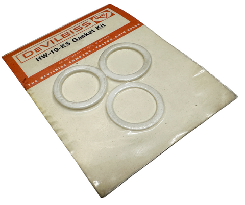 Lot of (3) 3 Pack Devilbiss HW-19-K5 Gasket Kit For KB, 520, 521 Spray Gun Cups