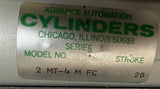 Advance Automation 2 MT-4 M FC Pneumatic Cylinder 20'' Stroke