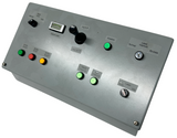Hoffman C8C16 Control Panel Enclosure w/ Pushbuttons, Joystick, Relays, Switches