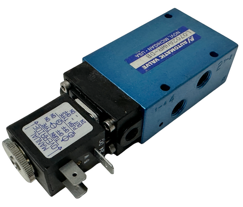 Automatic Valve L0702AAWR-DB Solenoid Valve 1/8" NPT 5/2 Spring Return 24 VDC
