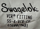 Swagelok SS-4-VCR-CP VCR Face Seal Fitting 1/4" Cap Stainless Steel