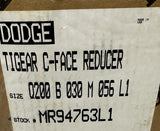 Dodge MR94763L1 Tigear C-Face Gear Reducer 0.79HP 30:1 Ratio Q200 B 030 M 056 L1