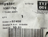 Hyster 1381766 Hydraulic Line Tube Assembly For Forklifts