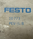 Festo PEV-1/4-B Pressure Switch 1-12 Bar G1/4 250VAC/125VDC 10773