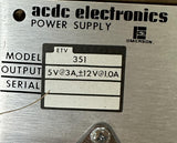 ACDC Electronics ETV351 Universal Series Power Supply 5 V 3 A / ±12 V 1 A