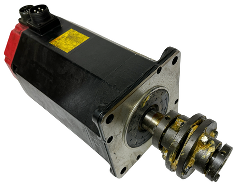 Fanuc A22/2000 AC Servo Motor Straight Shaft 3.8 W 15 A 2000 RPM A06B-0147-B077