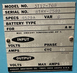 Hobart 3T12-768 Industrial Forklift Battery Charger 24V 160A 230/460V 3 Phase