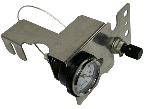 Hewlett Packard HP 19362-60560 Packed-Injector Flow Controller w/ Gauge, Bracket