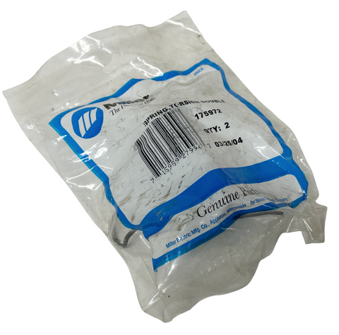 Pack of (2) Miller 175972 Torsion Double Spring For RFC-23A Remote Foot Control