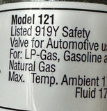 Advanced Fuel Components 121 Solenoid Valve 12VDC 1.0A Max 312 PSI Max JA9W1/00