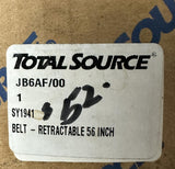 Total Source JB6AF/00 Retractable Seat Belt 56" SY1941