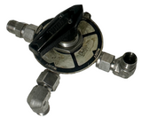 Whitey SS-43ZF2 Ball Valve 5-Way 1/8" NPT Stainless Steel w/ Fitting