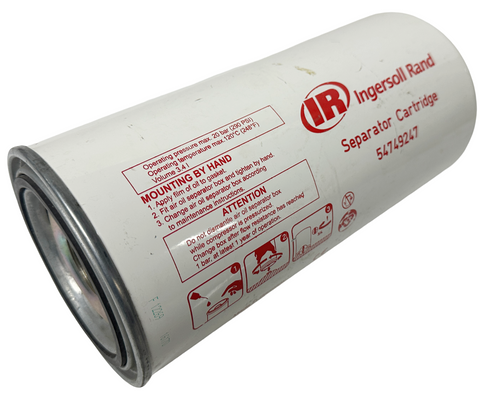 Ingersoll Rand 54749247 Air/Oil Separator Cartridge For Rotary Screw Compressor