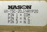 Nason WX-T5C-20J/HRYP20 Pressure Switch High NO NC