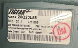 Dodge 20Q20L56 Tigear 2 C-Face Gear Reducer 20:1 Ratio 1.11 HP 56C MR94762