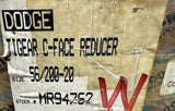 Dodge 20Q20L56 Tigear 2 C-Face Gear Reducer 20:1 Ratio 1.11 HP 56C MR94762