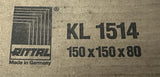 Rittal KL 1514 Terminal Box 150 x 150 x 80 mm Gray Steel