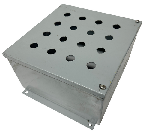 Austin D4XPB22MM 22MM Pushbutton Enclosure 16 Hole 11.25" x 11.25" x 6.25"