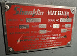 Shanklin A26A Automatic L-Bar Heat Sealer 60 PSI 220V Single Phase