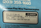 Pack of (3) Omega 5TC-TT-T-20-72 Precision Fine Wire Thermocouples T-Type 20 AWG