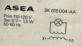 ASEA SK 615004-AA Pilot Light With Contact Block Green