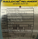 Baldor Reliance P56X3900 Gearmotor 1/2 HP 1725 RPM 7.5:1 Ratio 15Q07L56 Reducer
