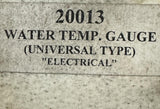Beede 20013 Water Temperature Gauge Electrical Universal Analog 041304